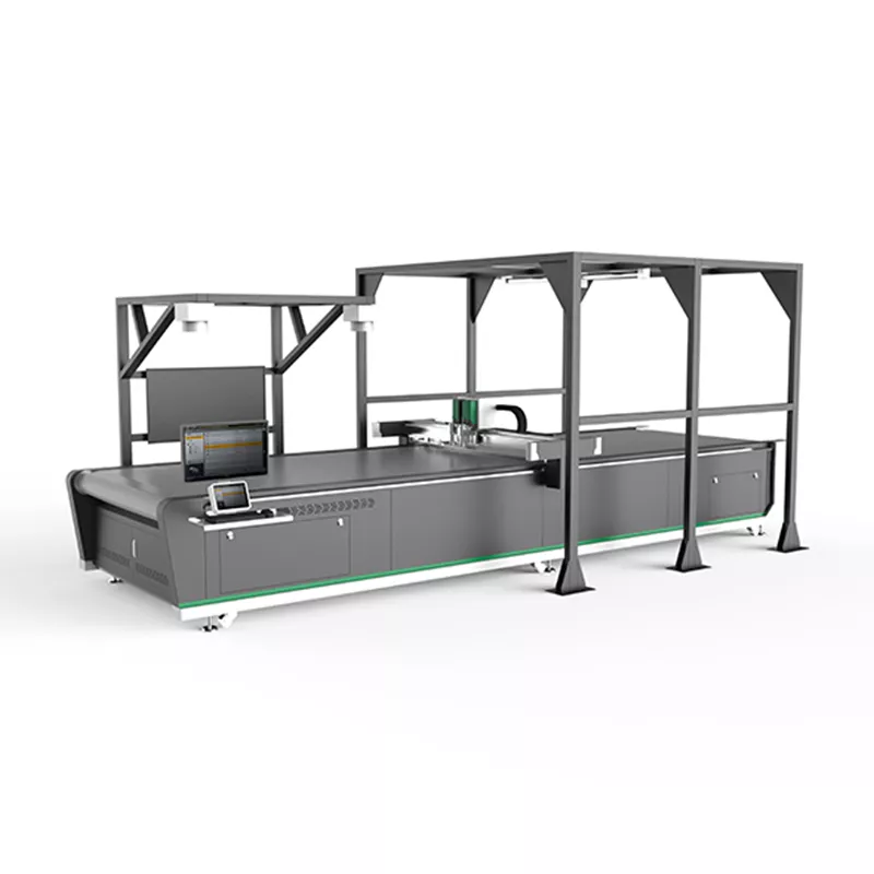 Genuine leather cutting machine