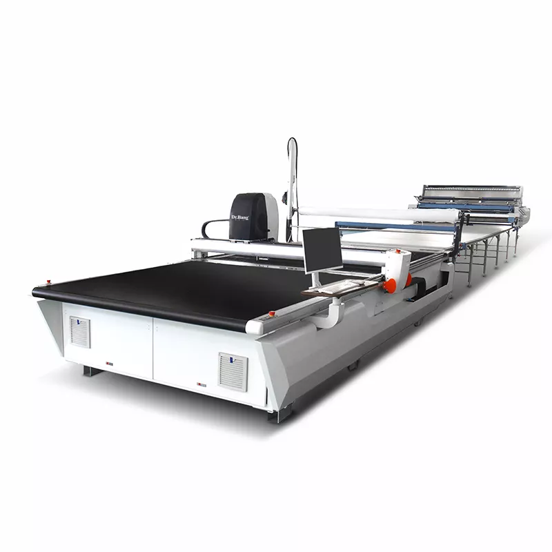 Multi-layer leather cutting machine